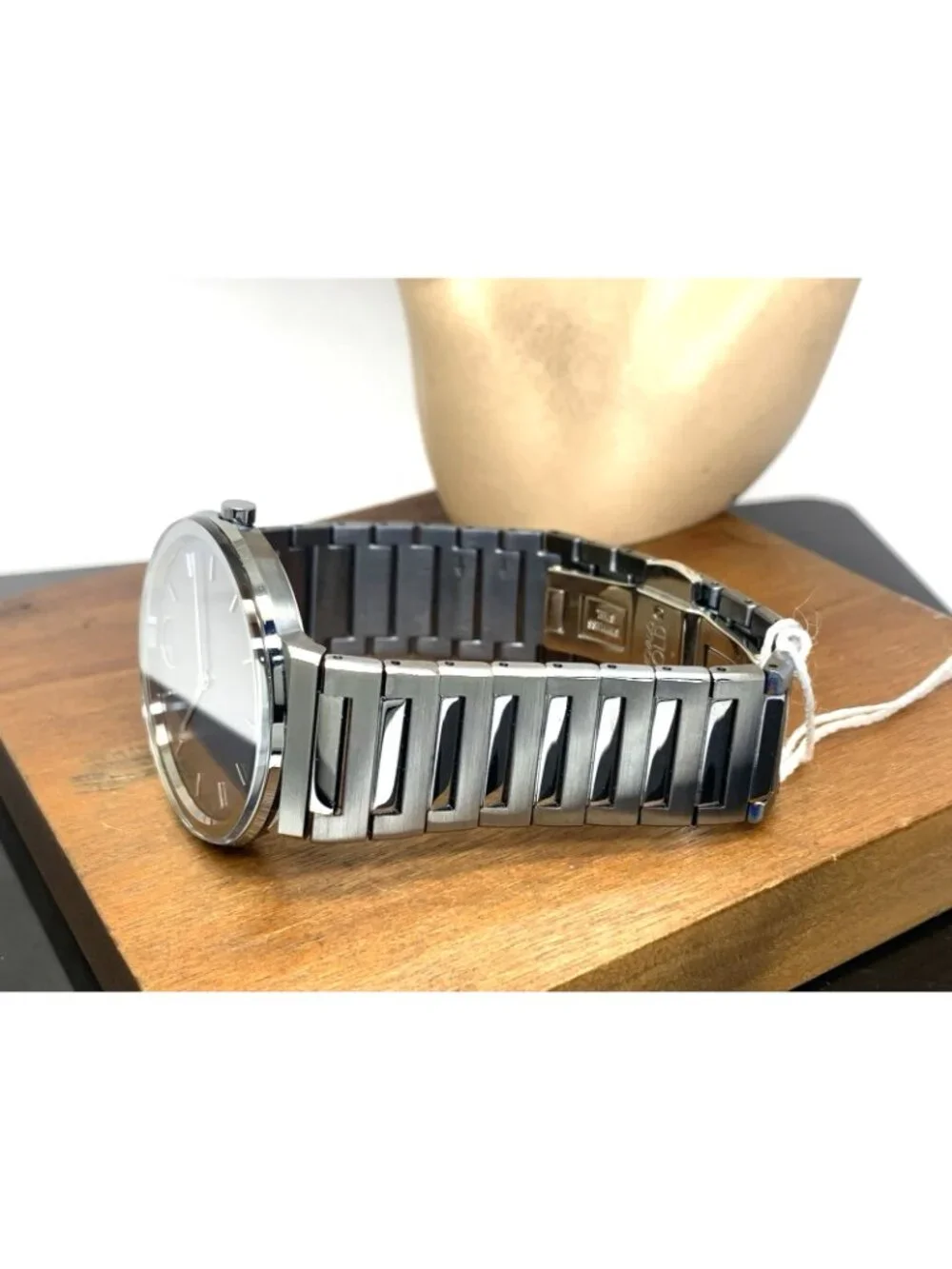 Movado Men's Watch 3601076 Bold Blue Dial Swiss Quartz Gray Stainless Steel 40mm